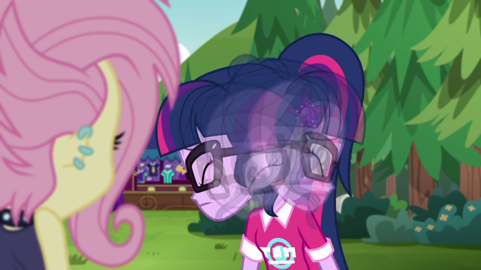 2491936 - safe, screencap, fluttershy, sci-twi, twilight